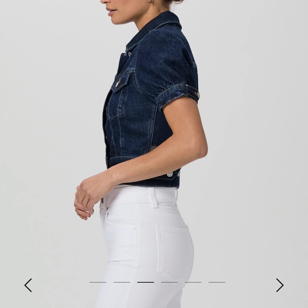 PAIGE Dark Indigo Denim Jacket - Picture 2 of 6